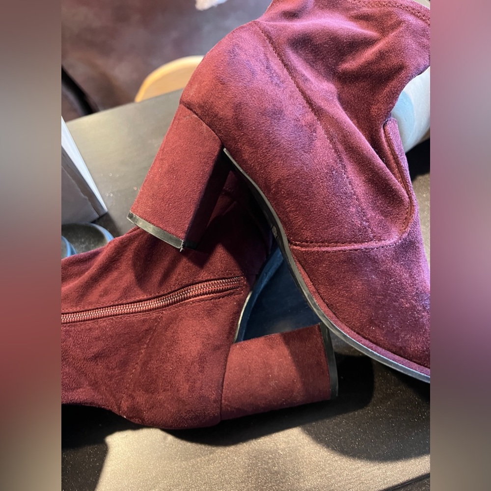 Nine West suede Martin ankle boots.